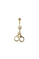 Handcuffs Navel Ring
