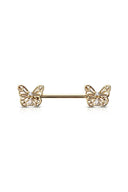 2pc Butterfly Nipple Bar