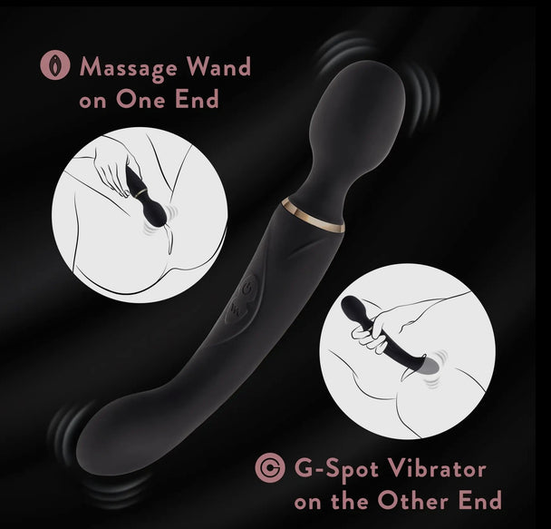 Gia - Double Ended Vibrating Wand Massager