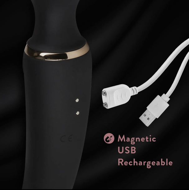 Gia - Double Ended Vibrating Wand Massager