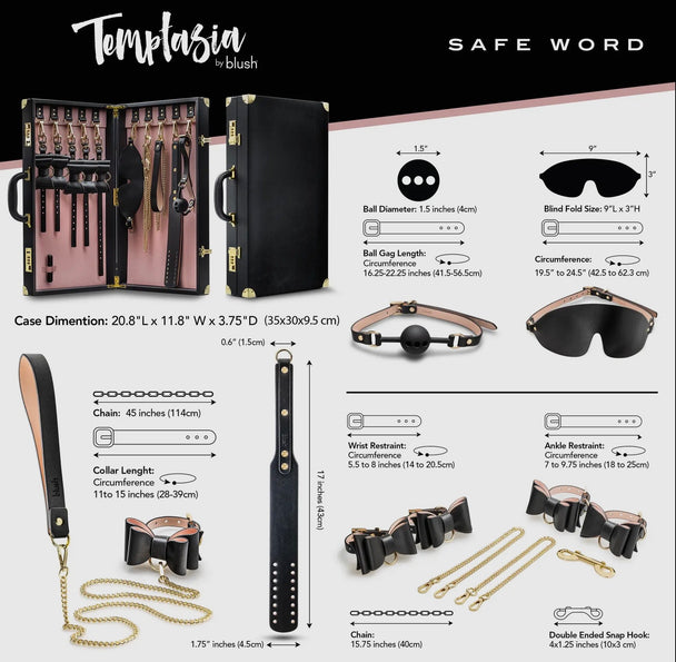 Temptasia - Safe Word - Bondage Kit with Suitcase